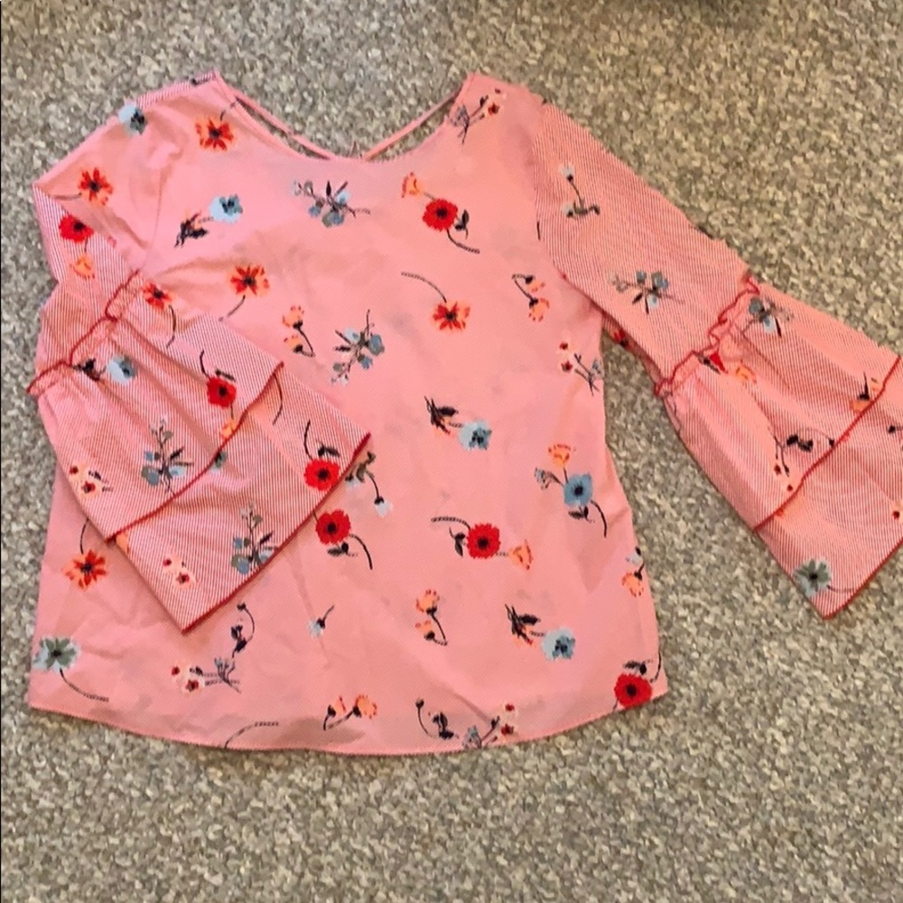 Fun lace up back shirt from loft
